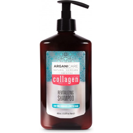 SHAMPOOING ENERGISANT COLLAGÈNE ARGANICARE