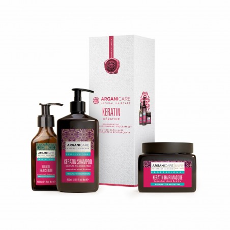 COFFRET SHAMPOOING + MASQUE + SÉRUM KÉRATINE