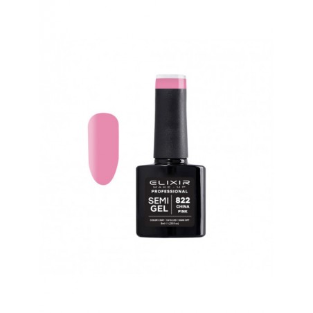 VERNIS SEMI-PERMANENT 822 CHINA PINK 8ML ELIXIR