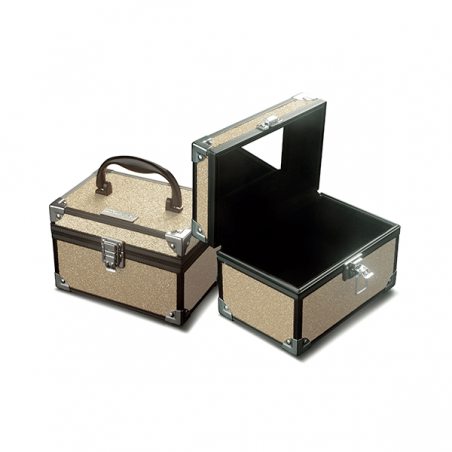 VALISE DORÉ AVEC MIROIR