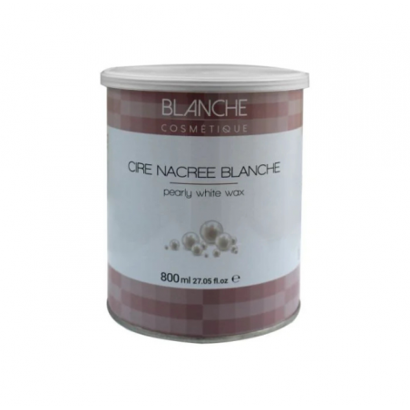 POT CIRE NACRE BLANCHE 800ML