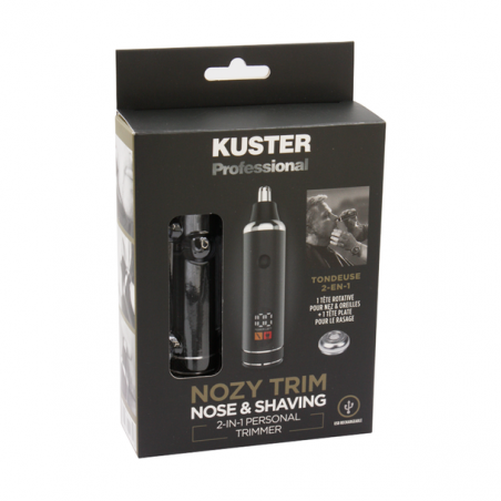 TONDEUSE KUSTER 2 EN 1 NEZ, OREILLES ET RASAGE