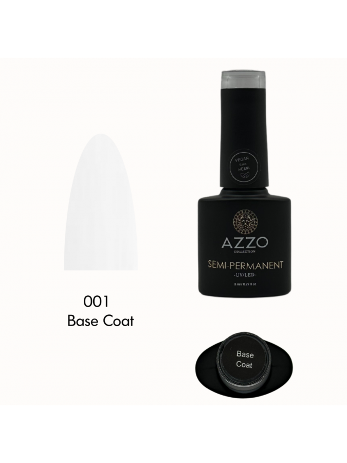 SEMI PERMANENT AZZO BASE COAT 001 8ML