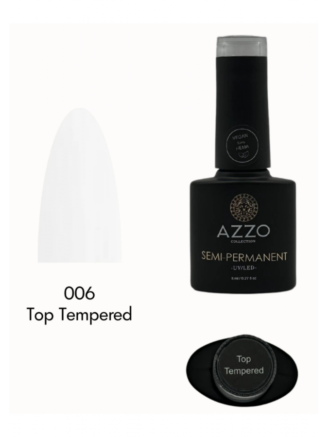 SEMI PERMANENT AZZO TOP COAT TEMPERED 006 8ML