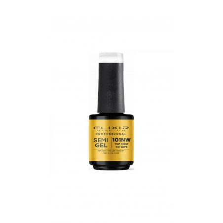 SEMI GEL ELIXIR TOP COAT NO WIPE 15ML