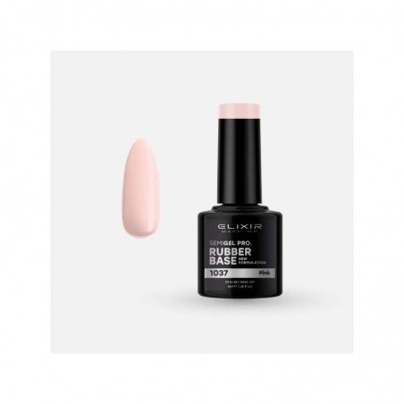 ELIXIR SEMI GEL 1037 RUBBER BASE PINK